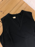 تاپ زنانه مدل حلقه ای یقه هفت پشت زیپ جنس الیزه برند moda